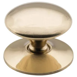 3.2cm Victorian Cupboard Knob, Polished Brass by Tradco, a Cabinet Hardware for sale on Style Sourcebook