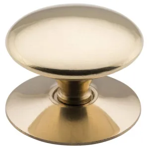 3.8cm Victorian Cupboard Knob, Polished Brass by Tradco, a Cabinet Hardware for sale on Style Sourcebook