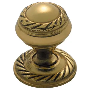 1.9cm Georgian Cupboard Knob, Polished Brass by Tradco, a Cabinet Hardware for sale on Style Sourcebook