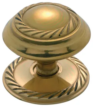 3.8cm Georgian Cupboard Knob, Polished Brass by Tradco, a Cabinet Hardware for sale on Style Sourcebook