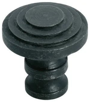 Stepped Cupboard Knob, Antique Finish by Tradco, a Cabinet Hardware for sale on Style Sourcebook