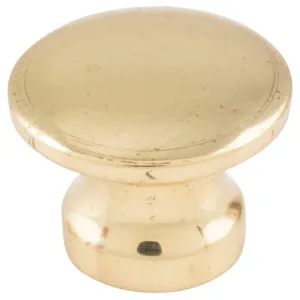 1.9cm Tiny Cupboard Knob, Polished Brass by Tradco, a Cabinet Hardware for sale on Style Sourcebook
