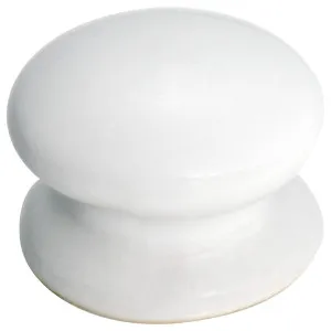 3.2cm Porcelain Dresser Knob, White by Tradco, a Cabinet Hardware for sale on Style Sourcebook