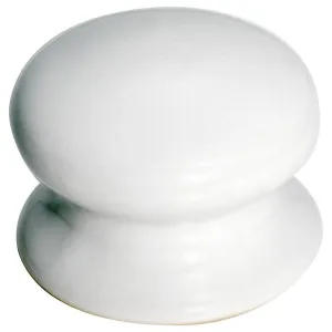 5cm Porcelain Dresser Knob, White by Tradco, a Cabinet Hardware for sale on Style Sourcebook