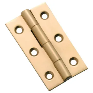 5x2.8cm Fixed Pin Cabinet Hinge, Polished Brass by Tradco, a Cabinet Hardware for sale on Style Sourcebook