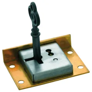 5.1x3.8cm Drawer/Till Lock, Brass by Tradco, a Cabinet Hardware for sale on Style Sourcebook
