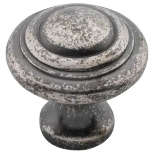 Small Domed Cupboard Knob, Rumbled Nickel by Tradco, a Cabinet Hardware for sale on Style Sourcebook