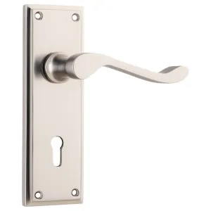 Camden Lever Lock Set, Satin Nickel by Tradco, a Door Hardware for sale on Style Sourcebook