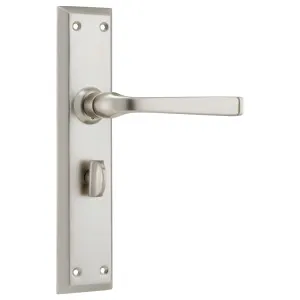 Menton Privacy Lever Set, Satin Nickel by Tradco, a Door Hardware for sale on Style Sourcebook