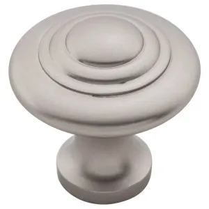 Medium Domed Cupboard Knob, Satin Nickel by Tradco, a Cabinet Hardware for sale on Style Sourcebook