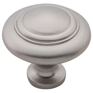 Large Domed Cupboard Knob, Satin Nickel by Tradco, a Cabinet Hardware for sale on Style Sourcebook
