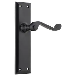 Milton Lever Latch Set, Matte Black by Tradco, a Door Hardware for sale on Style Sourcebook