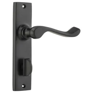Fremantle Privacy Lever Set, Matte Black by Tradco, a Door Hardware for sale on Style Sourcebook