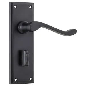 Camden Privacy Lever Set, Matte Black by Tradco, a Door Hardware for sale on Style Sourcebook