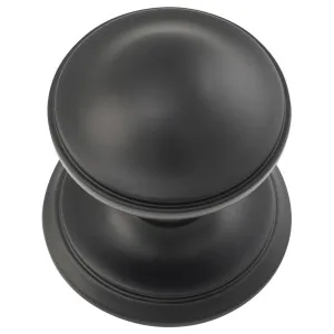 Victorian Centre Door Knob, Matte Blck by Tradco, a Door Hardware for sale on Style Sourcebook