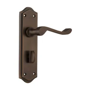 Henley Privacy Lever Set, Antique Brass by Tradco, a Door Hardware for sale on Style Sourcebook