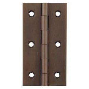 7.6x4.1cm Fixed Pin Cabinet Hinge, Antique Brass by Tradco, a Cabinet Hardware for sale on Style Sourcebook