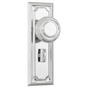 Edwardian Privacy Knob Set, Chrome by Tradco, a Door Hardware for sale on Style Sourcebook
