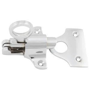 Ring Pull Fanlight Catch, Chrome by Tradco, a Window Hardware for sale on Style Sourcebook