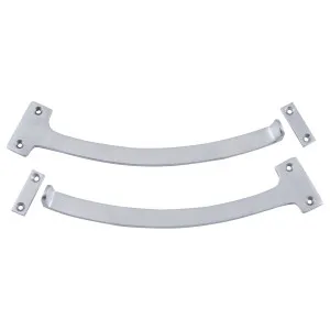 Fanlight Window Stops (Pair), Satin Chrome by Tradco, a Window Hardware for sale on Style Sourcebook