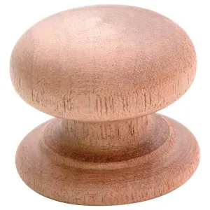 4.8cm Cedar Woodscrew Cupboard Knob, Mahogany by Tradco, a Cabinet Hardware for sale on Style Sourcebook