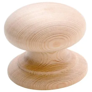 5.4cm Pine Woodscrew Cupboard Knob, Raw by Tradco, a Cabinet Hardware for sale on Style Sourcebook