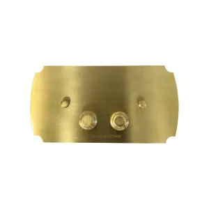 Turner Hastings Claremont Flush Plate Brushed Brass by Turner Hastings, a Toilets & Bidets for sale on Style Sourcebook
