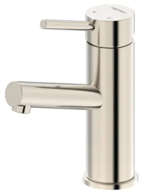Projix Angled Swivel Basin Mixer Lf | Made From Brass In Brushed Nickel By Raymor by Raymor, a Bathroom Taps & Mixers for sale on Style Sourcebook