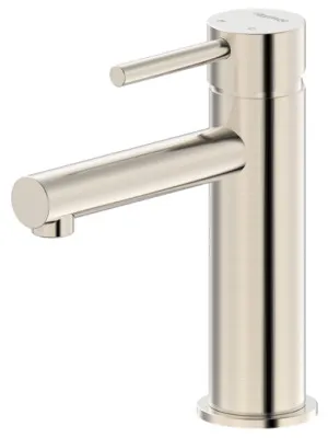 Projix Straight Basin Mixer Lf | Made From Brass In Brushed Nickel By Raymor by Raymor, a Bathroom Taps & Mixers for sale on Style Sourcebook