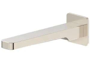 Sigma Basin Or Bath Spout 220mm Lf | Made From Brass In Brushed Nickel By Raymor by Raymor, a Bathroom Taps & Mixers for sale on Style Sourcebook