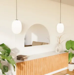 Isabel Arch Deco Steel Frame Wall Mirror 3 colour  available - 80 x 120cm 800mm x 1200mm Matte White by Luxe Mirrors, a Vanity Mirrors for sale on Style Sourcebook