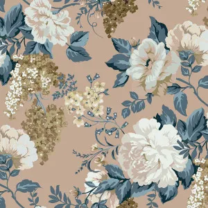 Tea Party Pink Champagne by Austex Fusion, a Fabrics for sale on Style Sourcebook