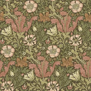 Compton Velvet Brick by William Morris at Home, a Fabrics for sale on Style Sourcebook