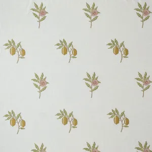 Fruit Embroidery Moss by William Morris at Home, a Fabrics for sale on Style Sourcebook