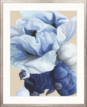Peonies & Roses XII (Blue) by Designer Boys, a Premium Art for sale on Style Sourcebook