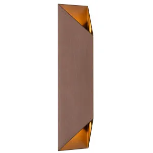 Telbix Chaska Contemporary Aluminium LED Wall Light Coppper by Telbix, a Wall Lighting for sale on Style Sourcebook