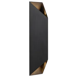 Telbix Chaska Contemporary Aluminium LED Wall Light Black by Telbix, a Wall Lighting for sale on Style Sourcebook