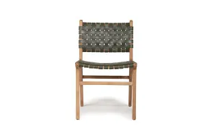 Altadena Side Chair - Woven - Olive by Azure Interiors, a Chairs for sale on Style Sourcebook