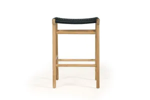 Fuji Backless Counter Stool - Black by Azure Interiors, a Bar Stools for sale on Style Sourcebook