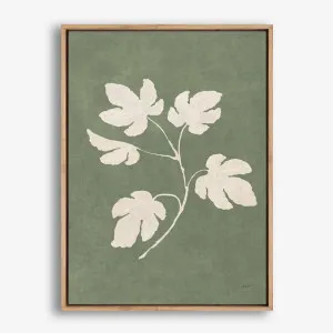 Botanical Study III Forest Green Crop Canvas Print by The Print Emporium, a Prints for sale on Style Sourcebook