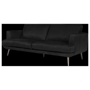 Delma 2.5 Seater Leather Sofa, Santosa Black by Schots, a Sofas for sale on Style Sourcebook