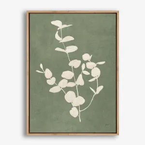 Botanical Study II Forest Green Crop Canvas Print by The Print Emporium, a Prints for sale on Style Sourcebook
