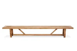 Highlander Outdoor Bench Seat by Azure Interiors, a Outdoor Benches for sale on Style Sourcebook