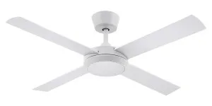 Fanco Eco Silent Pro 48" DC Ceiling Fan with 3CCT LED Light and Remote White by Fanco, a Ceiling Fans for sale on Style Sourcebook