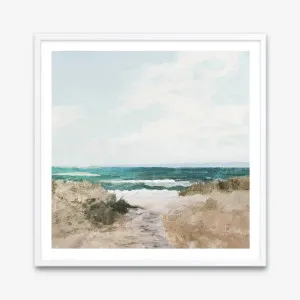 Beach Path (Square) Art Print by The Print Emporium, a Prints for sale on Style Sourcebook