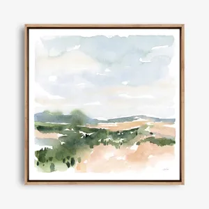 Gentle Landscape II (Square) Canvas Print by The Print Emporium, a Prints for sale on Style Sourcebook