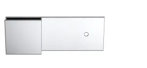 Boston Extended Wall to Glass 180 degree Inline Bracket Polished Gold by Estelle, a Shower Hinges for sale on Style Sourcebook