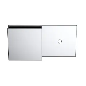 Boston Wall to Glass 180 degree Inline Bracket Polished Chrome by Estelle, a Shower Hinges for sale on Style Sourcebook