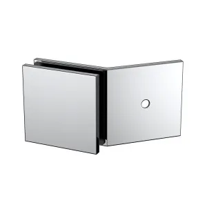 Boston 135 Degree Wall to Glass Bracket Polished Chrome by Estelle, a Shower Hinges for sale on Style Sourcebook