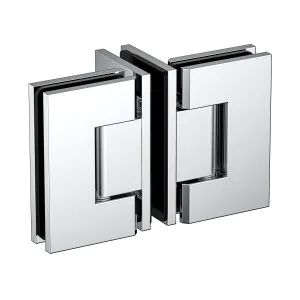 Boston Door to Panel 90 Degree Hinge Polished Chrome by Estelle, a Shower Hinges for sale on Style Sourcebook